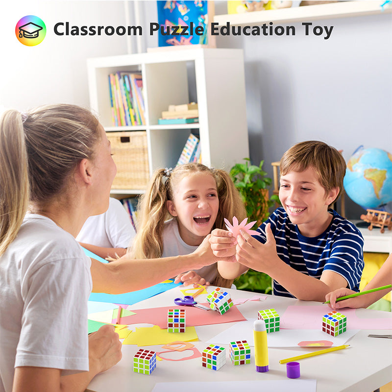 Vdealen 30 Pack Mini Cube Puzzle Party Favors for Kids, 1.18in 3x3 Magic Cube School Rewards & Classroom Prize for Students, Birthday Party Favors Easter Christmas Stocking Stuffers Gifts for Kids