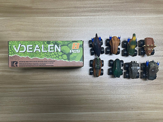 Vdealen Dinosaur Toys for Kids, 8 Pack Pull Back Dinosaur Car Toys for Age 3,4,5 and Up, Christmas Birthday Dino Toys Gift for Boys and Girls