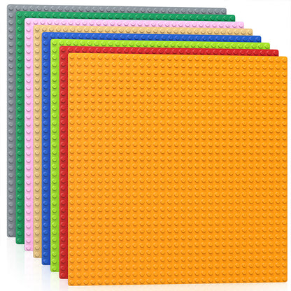 Vdealen 8 Pack Classic Baseplates 10" x 10" Large Building Plates for Building Bricks, Compatible with All Major Brands and Activity Table- Perfect STEM Gift for Builders