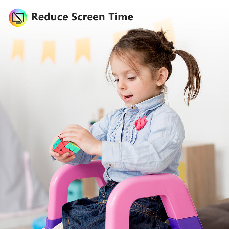 Vdealen 3x3x3 Speed Cube Set, 6 Pack Speed Cube Bulk Magic Cube Set, School Classroom Prize for Students Birthday Party Favors Stocking Stuffers Gifts for Kids Teens Adults(Macaron Stickerless)