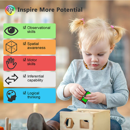 Vdealen Speed Cube Set, 2x2 4x4 Pyramid Mirror Dodecahedron Magic Cube Pack, Puzzle Cube Bundle Toys for Classroom Prizes Birthday Party, for Kids Teens Adults-5 Pack