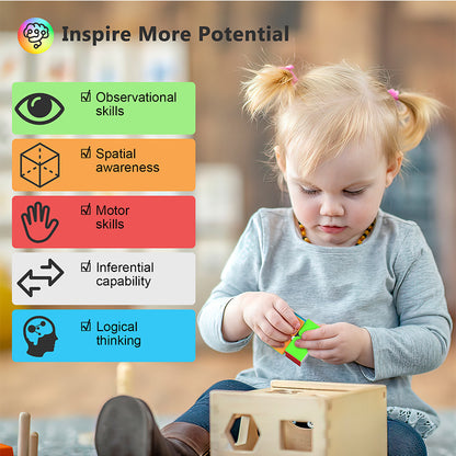 Vdealen Speed Cube Set, 2x2x2 3x3x3 Magic Cube Set, Puzzle Cube Toys Birthday Party Christmas Stocking Stuffers Gift for Kids Teens Adults(No Sticker)