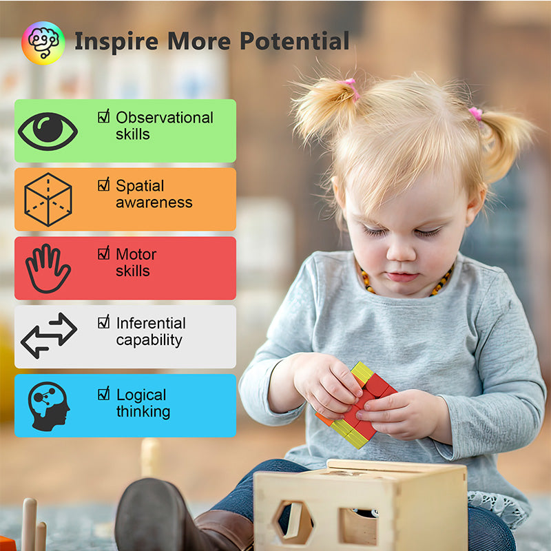 Full Size 3x3x3 Speed Cube Set, 2.2in Puzzle Party Favors Toy Stickerless Magic Cube Set, School Classroom Prize for Students, Birthday Party Stocking Stuffers Gifts for Kids Teens Adults(15 Pack)