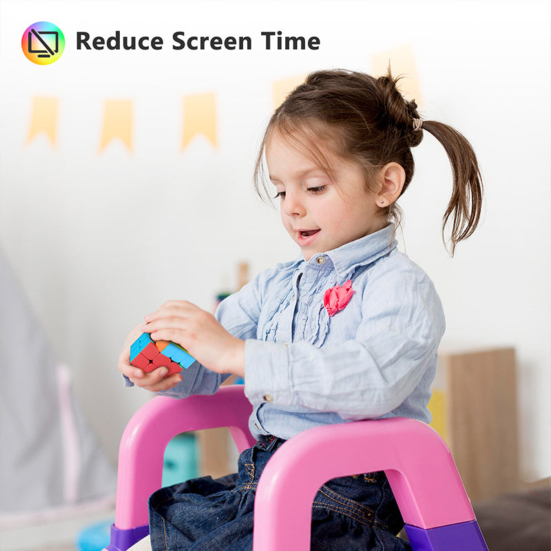 Vdealen Speed Cube Set, 2x2x2 3x3x3 Magic Cube Set, Puzzle Cube Toys Birthday Party Christmas Stocking Stuffers Gift for Kids Teens Adults(No Sticker)