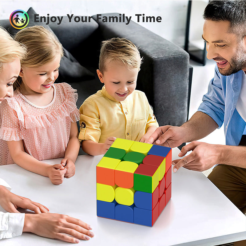 Vdealen 18CM Giant Magic Cube, Big 3x3x3 Speed Cube for Educational Cube Teaching, Brain Teasers Cubing Classroom Speed Toy, Desk Decor Birthday Party Gift for Kids Teens Adults