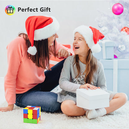 Vdealen Big Size 3x3x3 Stickerless Speed Cube, 3.54inch Smooth Magic Cube for Educational Cube Teaching, Large Puzzle Cube Birthday Party for Kids Teens Adults