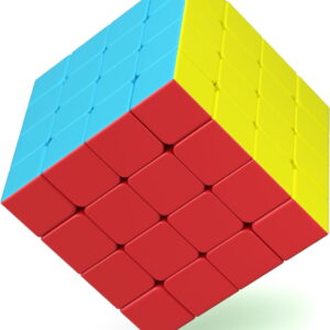 VDEALEN Speed Cube Fast Cube - Fast Smooth Turning Solid Durable & Stickerless Frosted, Best 3D Puzzle Magic Cube Toy - Turns Quicker than Original for kids Gift & Adult & Children(4x4x4 Cube)